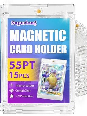 Magnetic card holder
